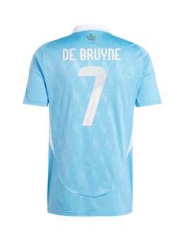 Belgija Kevin De Bruyne #7 Gostujuci Dres EP 2024 Kratak Rukavima